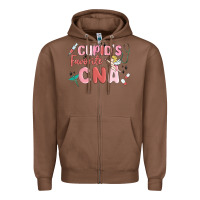 Chestnut cupids favorite cna Zipper Hoodie - MaliasSmallBusiness