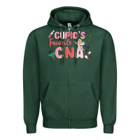 Sports Green cupids favorite cna Zipper Hoodie - MaliasSmallBusiness