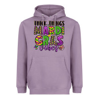 Lavender thick things mardi gras vibes Heavyweight Hoodie - LillyAllenDesigns