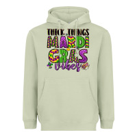 Matcha thick things mardi gras vibes Heavyweight Hoodie - LillyAllenDesigns