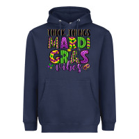 Navy thick things mardi gras vibes Heavyweight Hoodie - LillyAllenDesigns