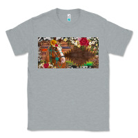 Heather Grey western turquoise gemstone horse cowhide leopard floral background lic Classic Tee - Artiststas