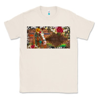 Natural western turquoise gemstone horse cowhide leopard floral background lic Classic Tee - Artiststas