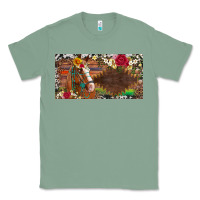 Sage western turquoise gemstone horse cowhide leopard floral background lic Classic Tee - Artiststas
