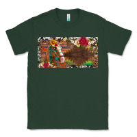 Sports Green western turquoise gemstone horse cowhide leopard floral background lic Classic Tee - Artiststas