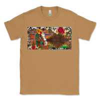 Toasted Coconut western turquoise gemstone horse cowhide leopard floral background lic Classic Tee - Artiststas