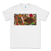 White western turquoise gemstone horse cowhide leopard floral background lic Classic Tee - Artiststas
