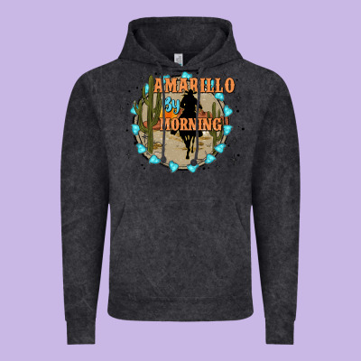 Amarillo By Morning Vintage Hoodie Designed By Jahusdesignshop