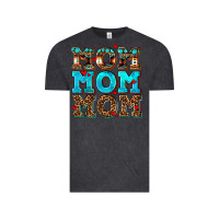 Vintage Black mom mom mom Vintage Tee - AdoDesignShop