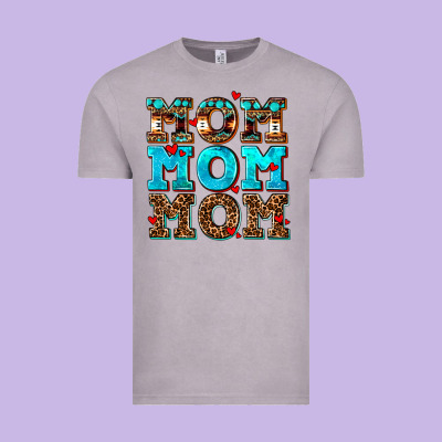 Mom Mom Mom Vintage Tee Designed By Adodesignshop
