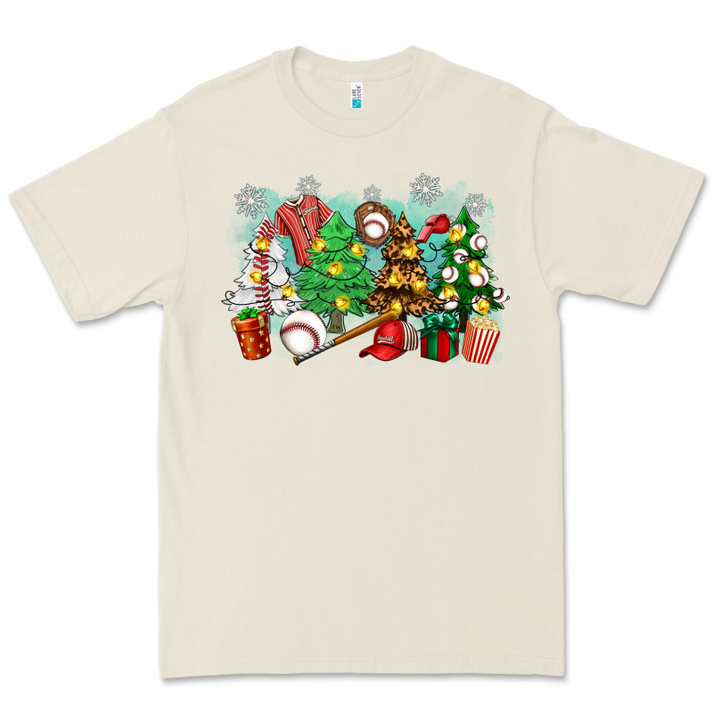 Christmas Trees With Baseball Premium Tee by Zillion Design Studio | Teevron