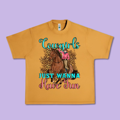 Cowgirls Just Wanna Have Fun Urban Heavy Tee Designed By Artiststas