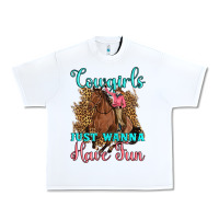 White cowgirls just wanna have fun Urban Heavy Tee - Artiststas