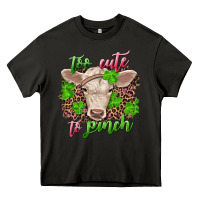 Asphalt Too cute to pinch charolais calf Heavy Core Tee - RanaPortraitStore