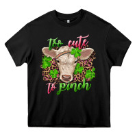 Black Too cute to pinch charolais calf Heavy Core Tee - RanaPortraitStore