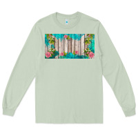 Matcha western floral  license plate template Long Sleeve Tee - BarkalooDesign