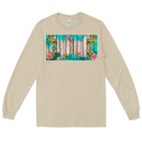 Mushroom western floral  license plate template Long Sleeve Tee - BarkalooDesign