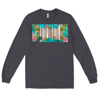 Smoke western floral  license plate template Long Sleeve Tee - BarkalooDesign