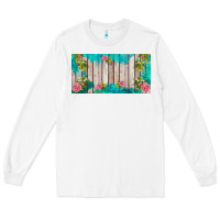 White western floral  license plate template Long Sleeve Tee - BarkalooDesign