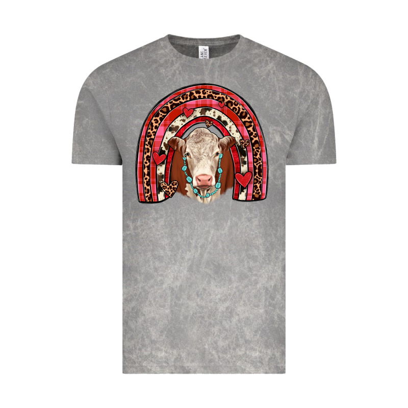 Valentines Hereford Rainbow Vintage Tee by JahusDesignShop | Teevron