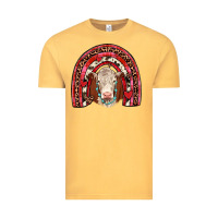 Vintage Mustard valentines hereford rainbow Vintage Tee - JahusDesignShop