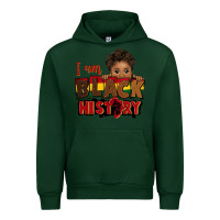 Forest Green i am black history black boy peekaboo juneteenth Urban Hoodie - CowGirlArtShop