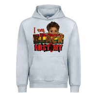 Heather Grey i am black history black boy peekaboo juneteenth Urban Hoodie - CowGirlArtShop
