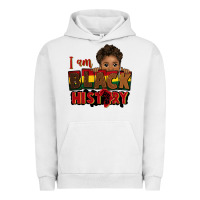 Pigment Lunar Rock i am black history black boy peekaboo juneteenth Urban Hoodie - CowGirlArtShop