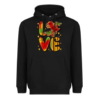 Black love juneteenth Heavyweight Hoodie - LillyAllenDesigns
