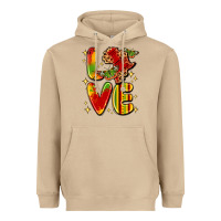 Mushroom love juneteenth Heavyweight Hoodie - LillyAllenDesigns