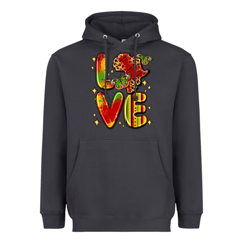 Love Juneteenth Heavyweight Hoodie by LillyAllenDesigns | Teevron