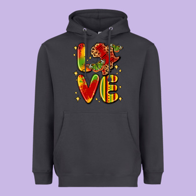 Love Juneteenth Heavyweight Hoodie Designed By Lillyallendesigns