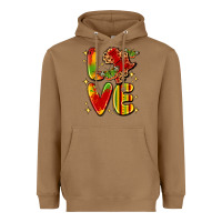 Toasted Coconut love juneteenth Heavyweight Hoodie - LillyAllenDesigns