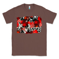Chestnut western red cowhide winter background Classic Tee - AdoDesignShop
