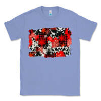 Colony Blue western red cowhide winter background Classic Tee - AdoDesignShop
