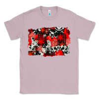 Lilac western red cowhide winter background Classic Tee - AdoDesignShop