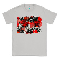 Moon Dust western red cowhide winter background Classic Tee - AdoDesignShop