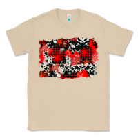 Mushroom western red cowhide winter background Classic Tee - AdoDesignShop