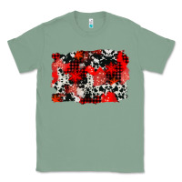 Sage western red cowhide winter background Classic Tee - AdoDesignShop