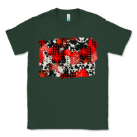 Sports Green western red cowhide winter background Classic Tee - AdoDesignShop