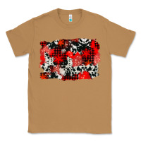 Toasted Coconut western red cowhide winter background Classic Tee - AdoDesignShop