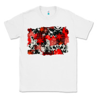 White western red cowhide winter background Classic Tee - AdoDesignShop