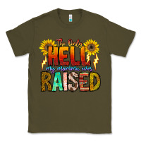 Army Green The Only Hell My Momma Ever Classic Tee - CowhideDigitalArt