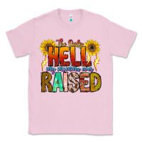 Bubblegum Pink The Only Hell My Momma Ever Classic Tee - CowhideDigitalArt