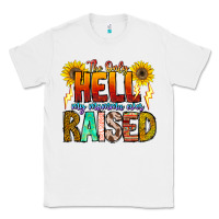 White The Only Hell My Momma Ever Classic Tee - CowhideDigitalArt