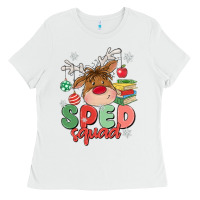 White sped squad Ladies Tee - MaliasSmallBusiness