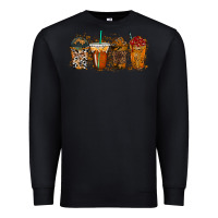 Black leopard and cowhide drink Premium Sweatshirt - RacoonDesign