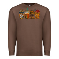 Chestnut leopard and cowhide drink Premium Sweatshirt - RacoonDesign