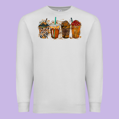 Leopard And Cowhide Drink Premium Sweatshirt Designed By Racoondesign