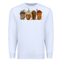 White leopard and cowhide drink Premium Sweatshirt - RacoonDesign